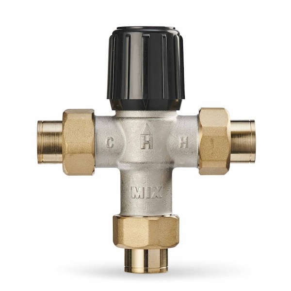 Resideo 1'' Union Sweat Mixing Valve70-120F Lead Free AM102C1070-US-1LF - main